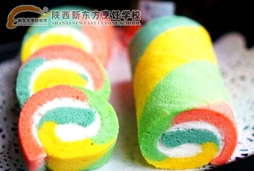 彩虹蛋糕卷